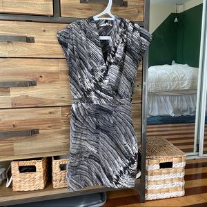 Work chic 100% silk mini dress barneys New York